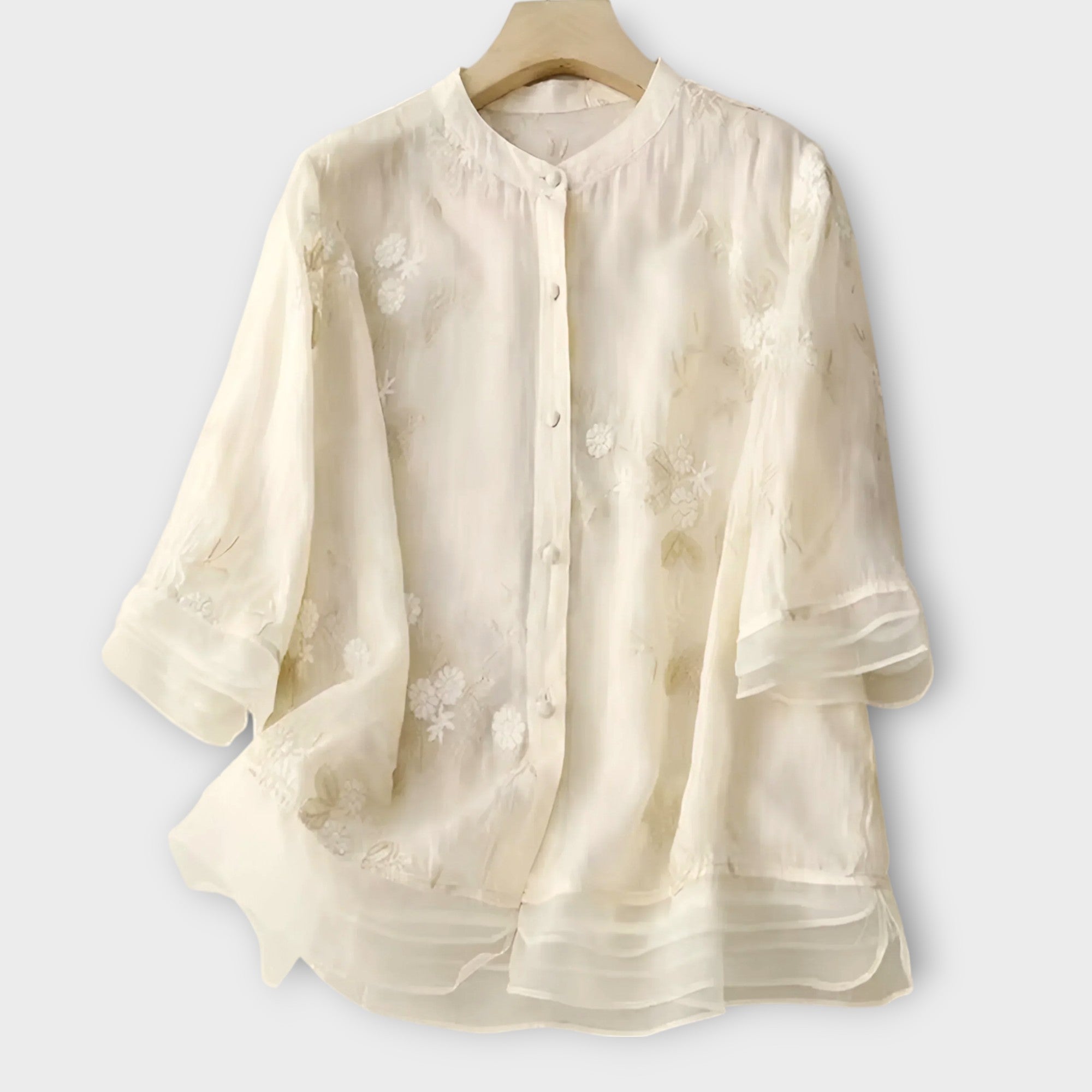 Amara™ | Cotton & Linen Blouse