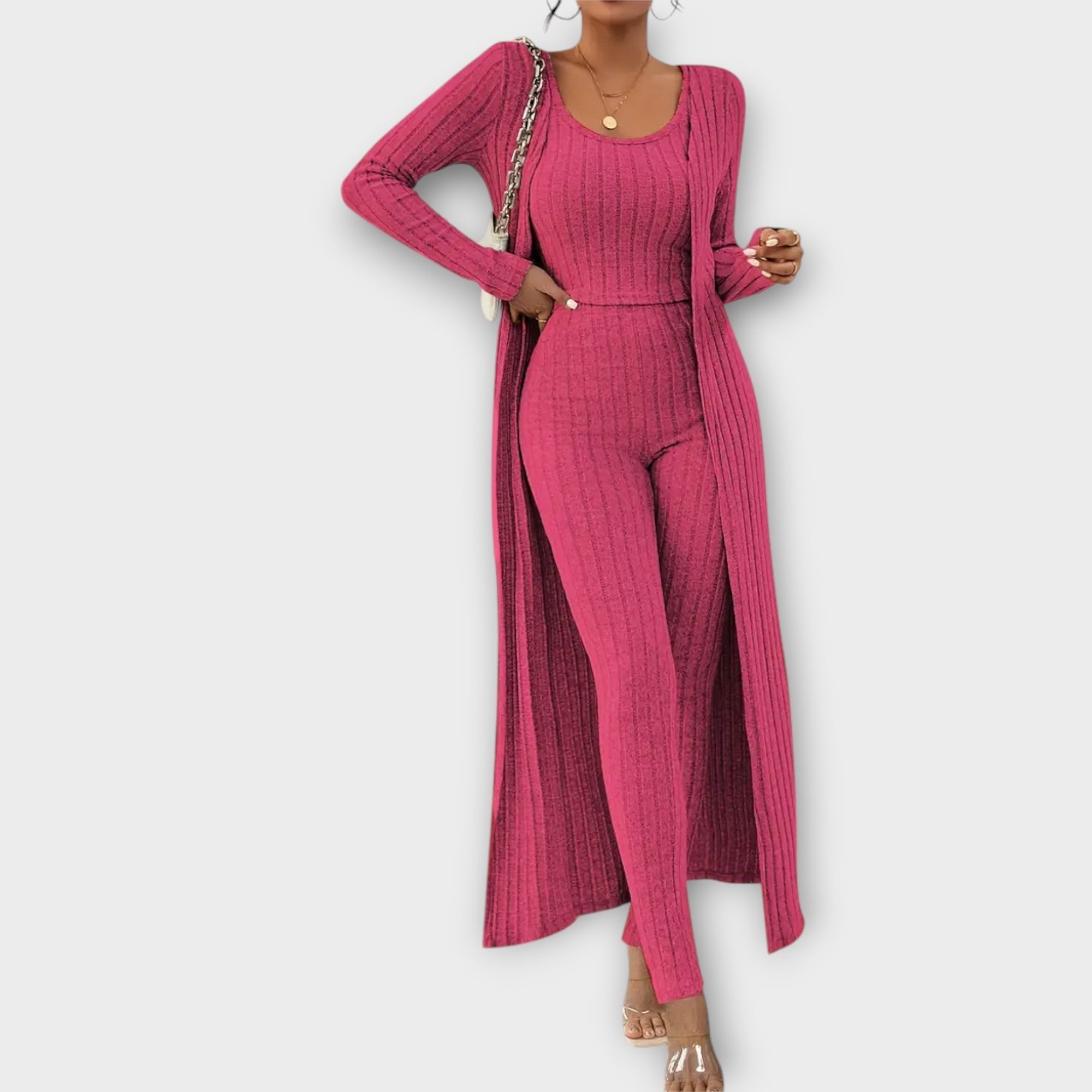 Amara™ | Striped Three-Piece Set