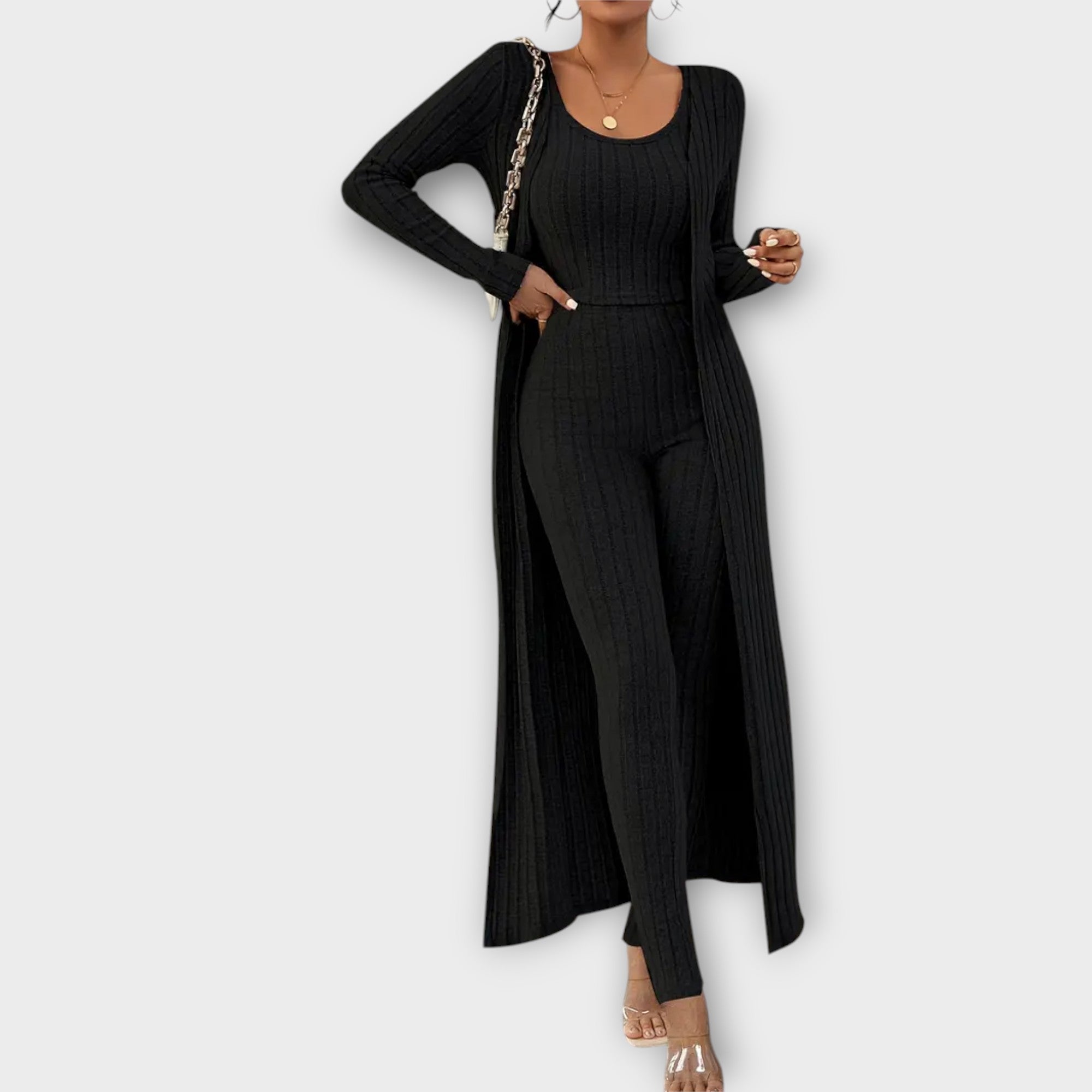 Amara™ | Striped Three-Piece Set