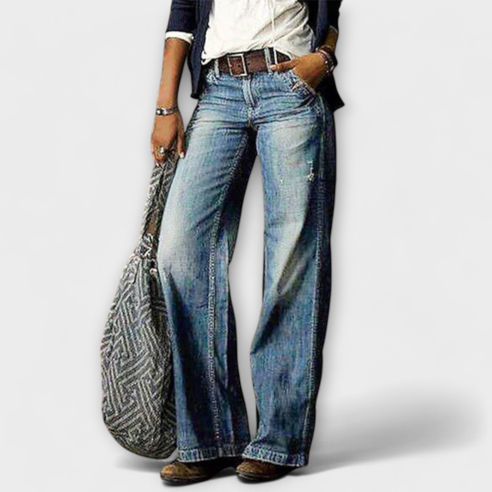 Amara™ | Denim Trousers