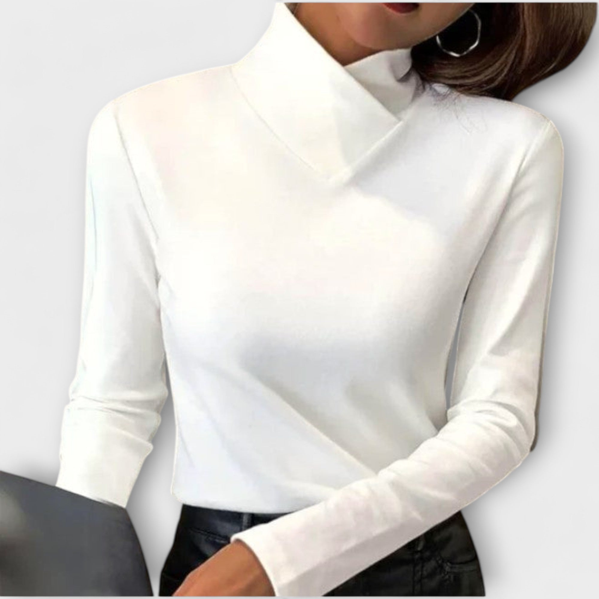 Amara™ | Chic Turtleneck Blouse