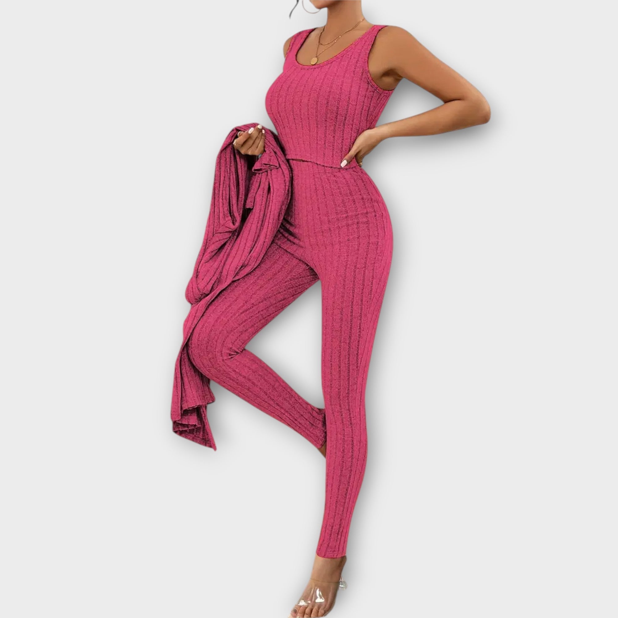 Amara™ | Striped Three-Piece Set