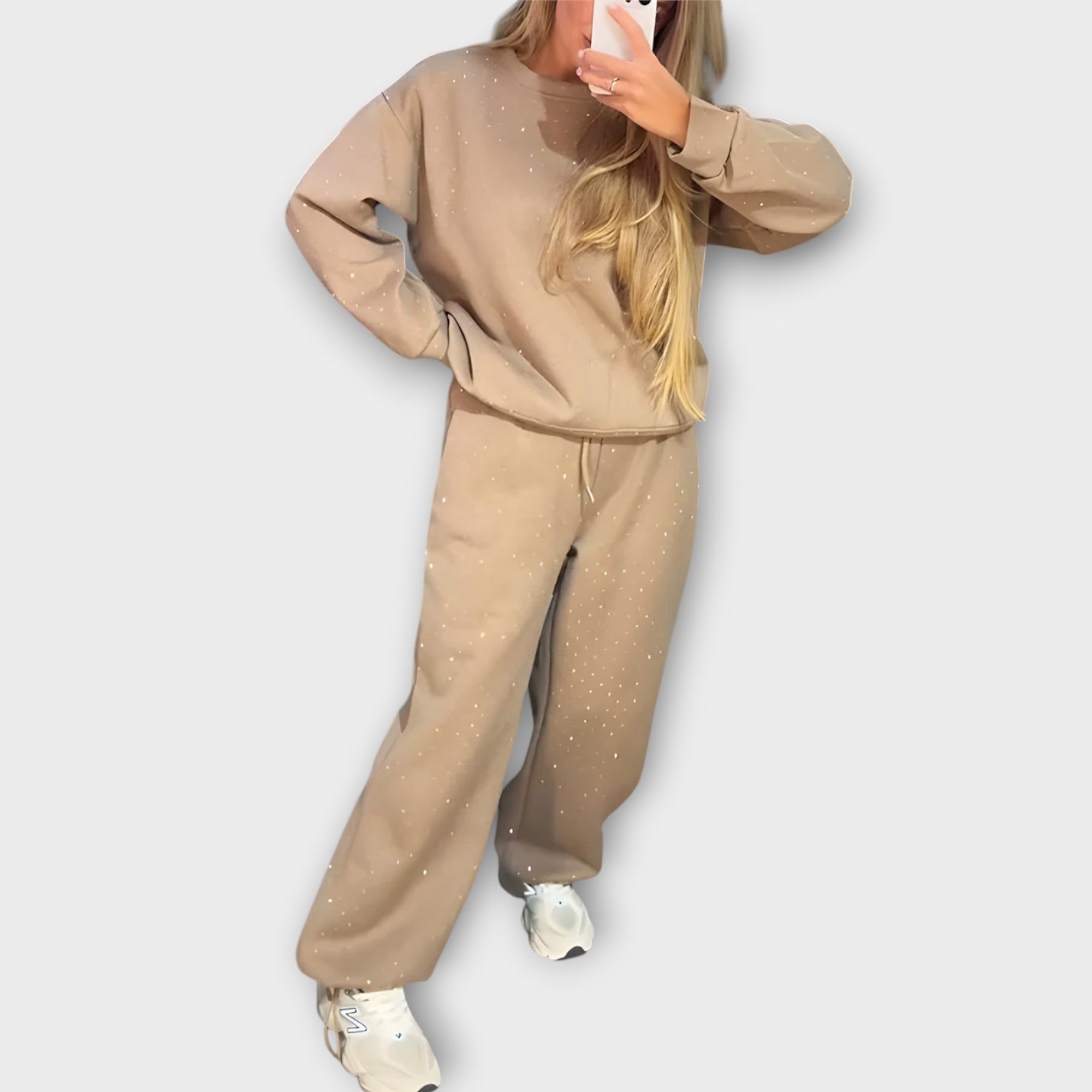 Amara™ | Elegant Diamond Jogger Set