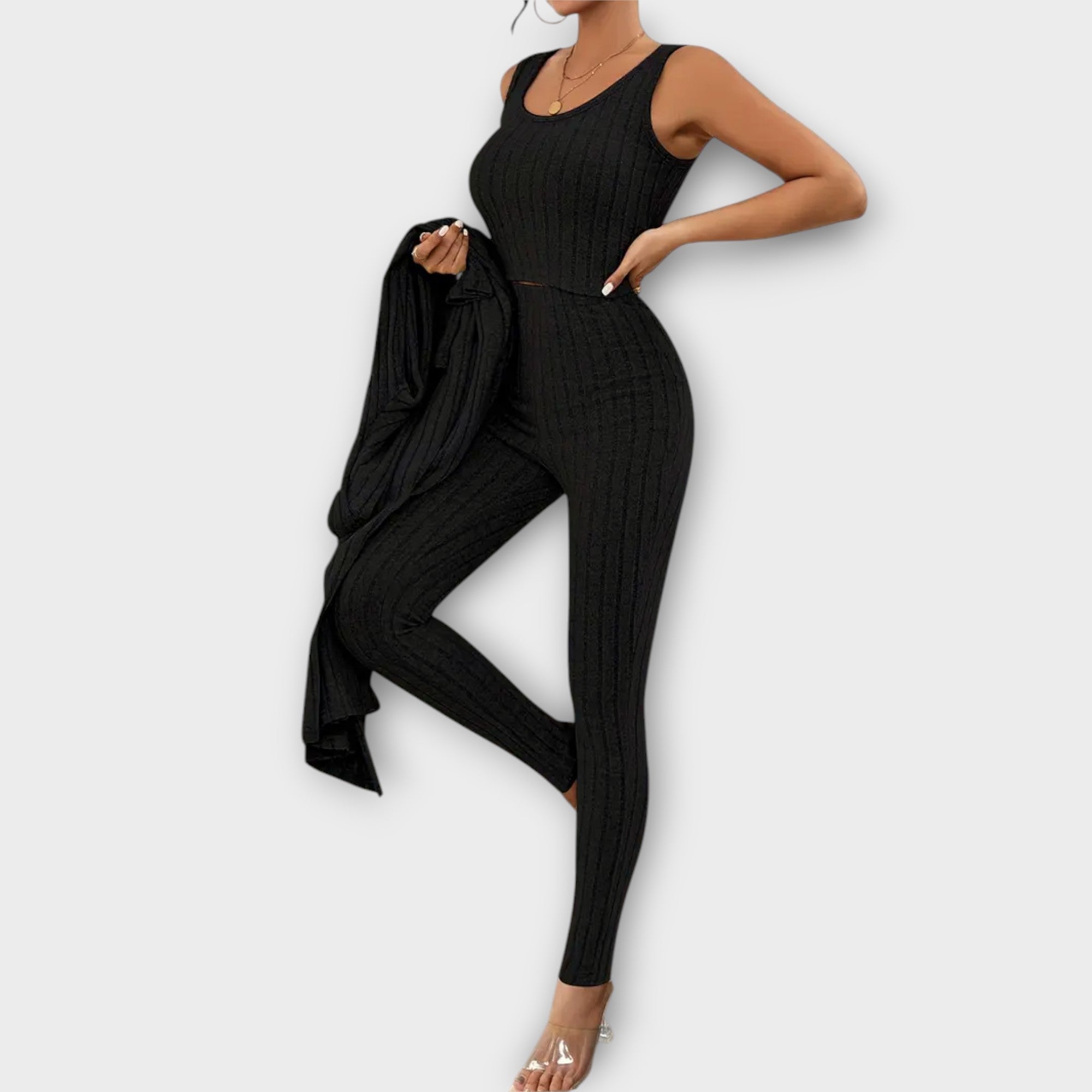Amara™ | Striped Three-Piece Set