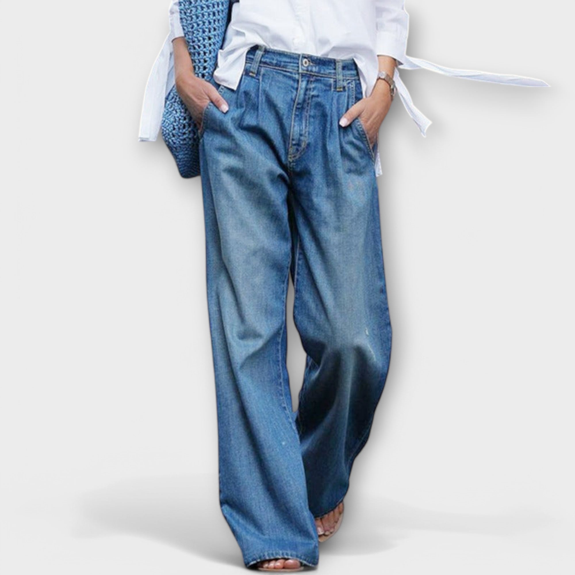 Amara™ | Relaxed Wide-Leg Jeans