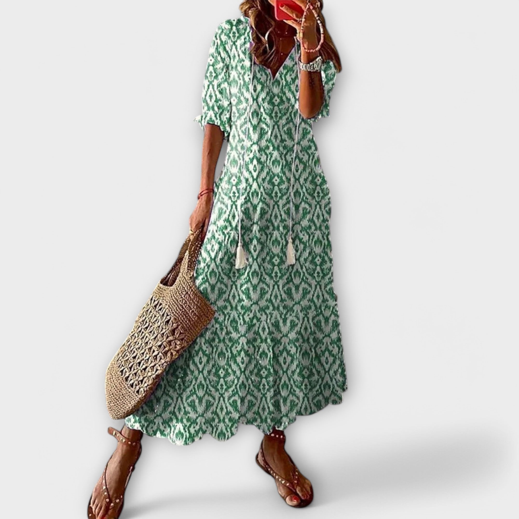 Amara™ | Boho Maxi Dress